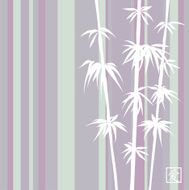 Funky bamboo silhouette