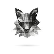 Fox abstract isolated on a white backgrounds vector illustration