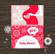 Silhouette pregnant mother N2