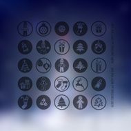 Christmas icons set N182