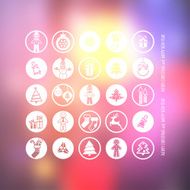 Christmas icons set N184