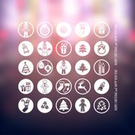 Christmas icons set N185