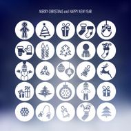 Christmas icons set N186