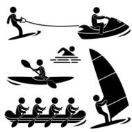 Water Sport Pictogram