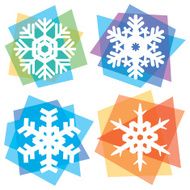 snowflake silhouettes N3