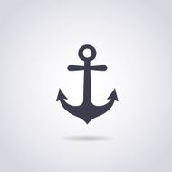Anchor isalated vector nautical symbol