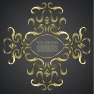 Vintage retro banner Vector