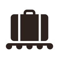 Baggage claim - travel icon