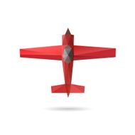 Airplane abstract isolated on a white backgrounds vector illustration N5