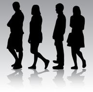 People Silhouettes N133