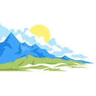 Mountain landscape N15