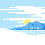 Mountain landscape N16