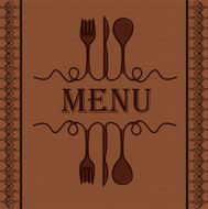 Sample menu for the restaurant