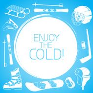 winter sports background N2