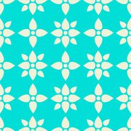Abstract seamless pattern with silhouettes flowers Floral repea