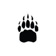 Bear footprint N2