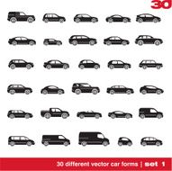 Cars icons set N2