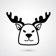 Deer icon vector N3