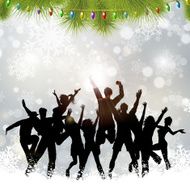 Christmas party background N3