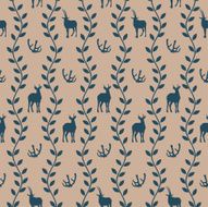 Seamless pattern in vintage style vector