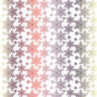 Seamless Pattern with Snowflakes (Vector)