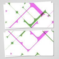 Vector business-card set for your design N117