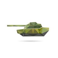 Tank icon abstract isolated on a white backgrounds N2