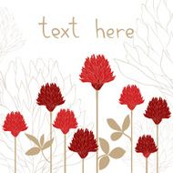 Flower card N39