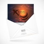 Postal Envelopes With Greeting Card N14
