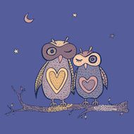Two cute decorative owls N6