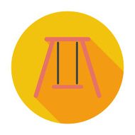 Swing Single flat icon