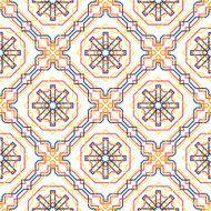 Seamless Geometric Pattern N277