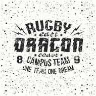 Campus rugby team emblem