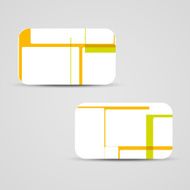 Vector business-card set for your design N126