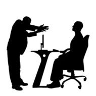 Vector silhouettes of people N229