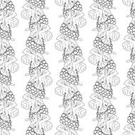 Grapes Seamless Pattern N2
