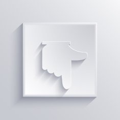 Vector light square icon Eps 10 N18
