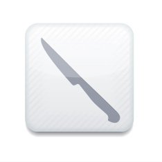 Vector white knife icon Eps10 Easy to edit