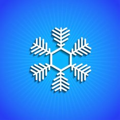 Vector icon on blue background Eps10 N13