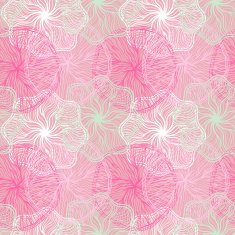 Pink Floral Seamless Pattern N2