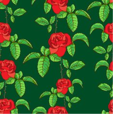 Design floral element Vector illustration Seamless