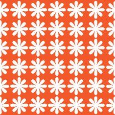 white flowers of seamless pattern