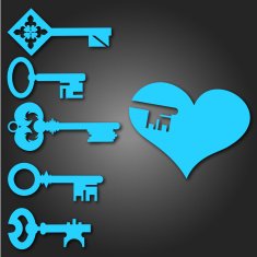 keys from heart