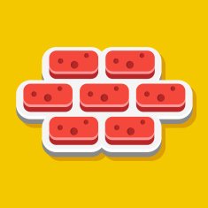 Vector Brick Wall Icon