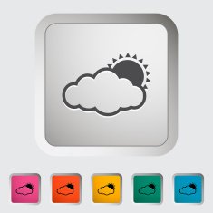 Cloudiness single icon N5