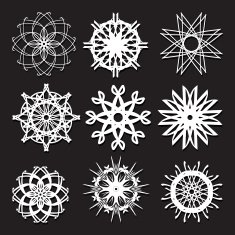 Paper Snowflakes set N2