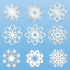 Paper Snowflakes set N3