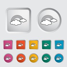 Rainbow single icon N3