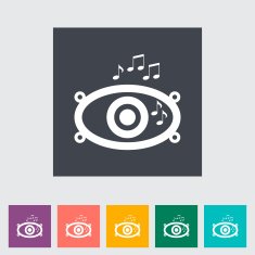 Icon of car speakers N7
