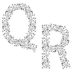 alphabet Letter QR